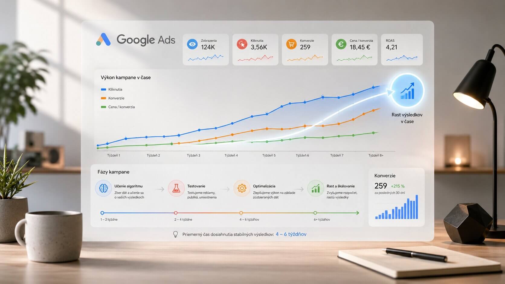 Google reklama testovanie