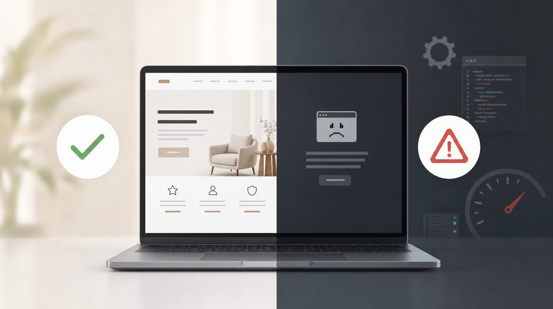 Tvorba web stránky – dizajn vs technický problém