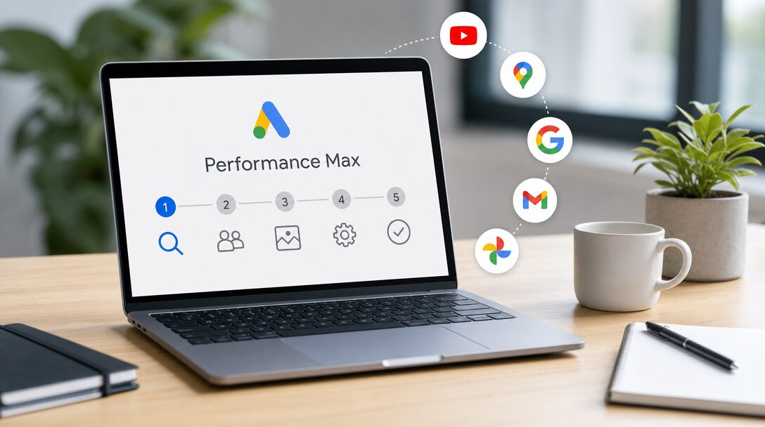 Nastavenie Performance Max kampane krok za krokom v Google Ads