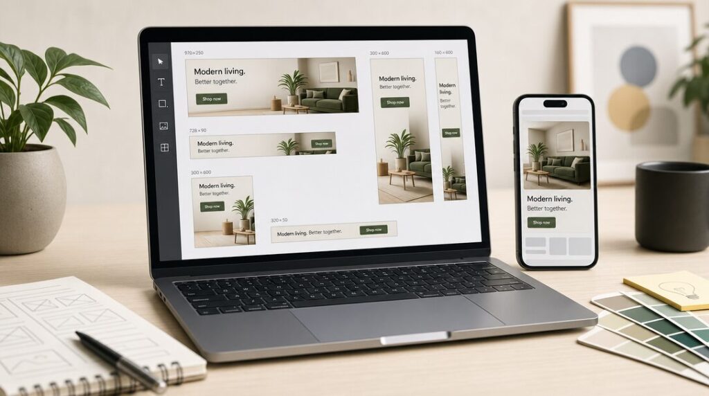 Responzívna display reklama – ako navrhnúť účinnú kreatívu pre Google Ads