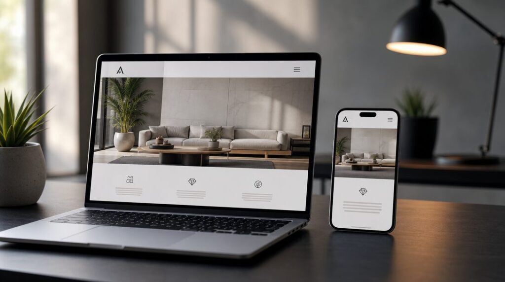 Responzívny dizajn webu na mobile a desktope