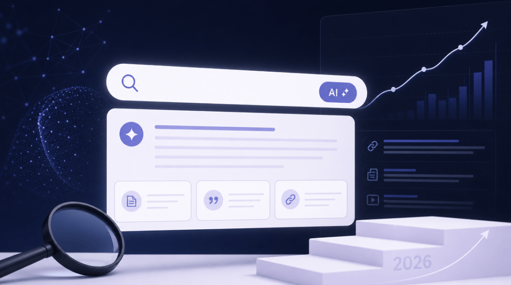 SEO optimalizácia a AI vyhľadávanie – titulný obrázok