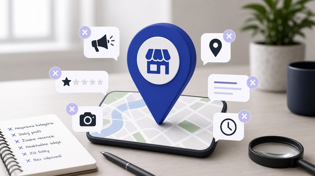 Najčastejšie chyby v Google Maps reklame