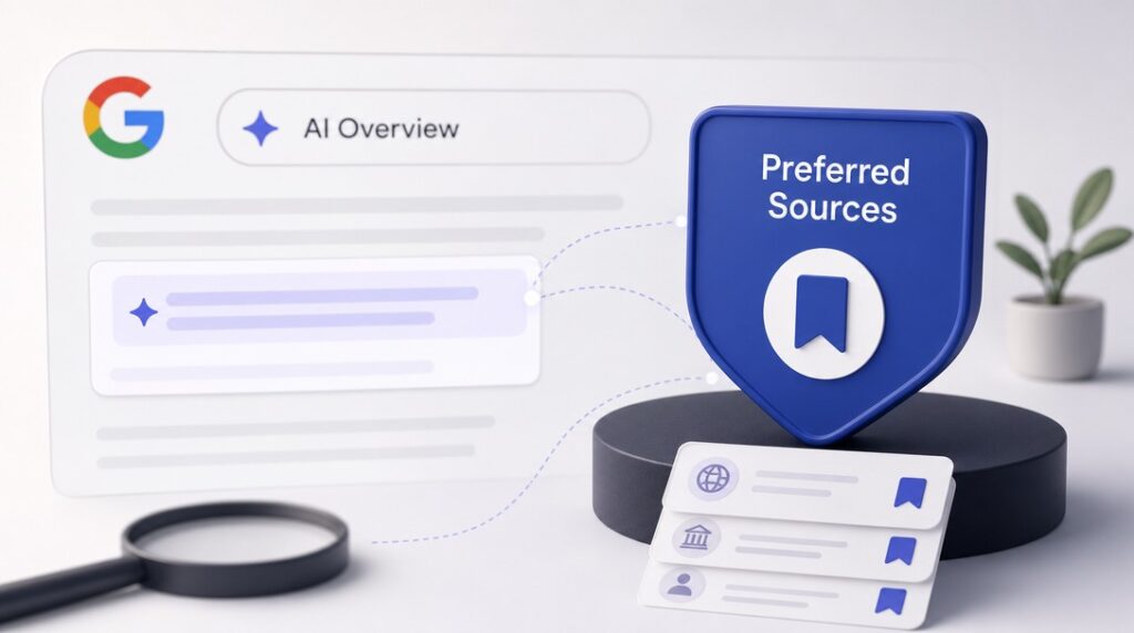 Google Preferred Sources – citovanie v AI Overviews