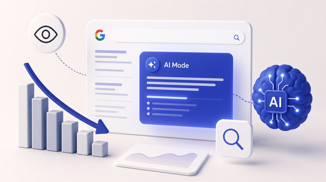 AI Mode Google – vplyv na organickú viditeľnosť webu