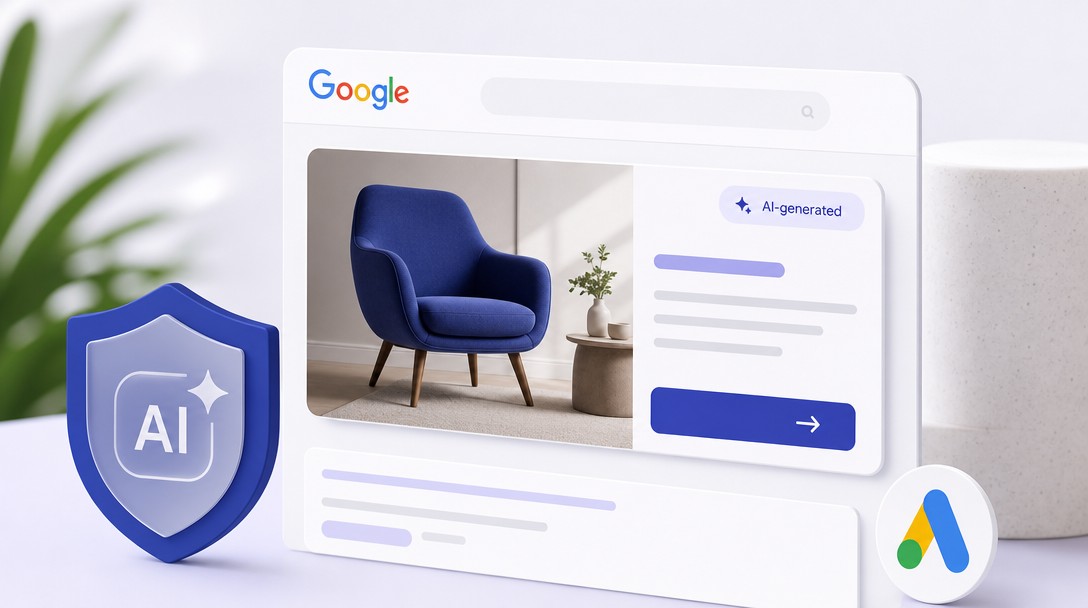 AI Transparency Labels v Google Ads – titulný obrázok