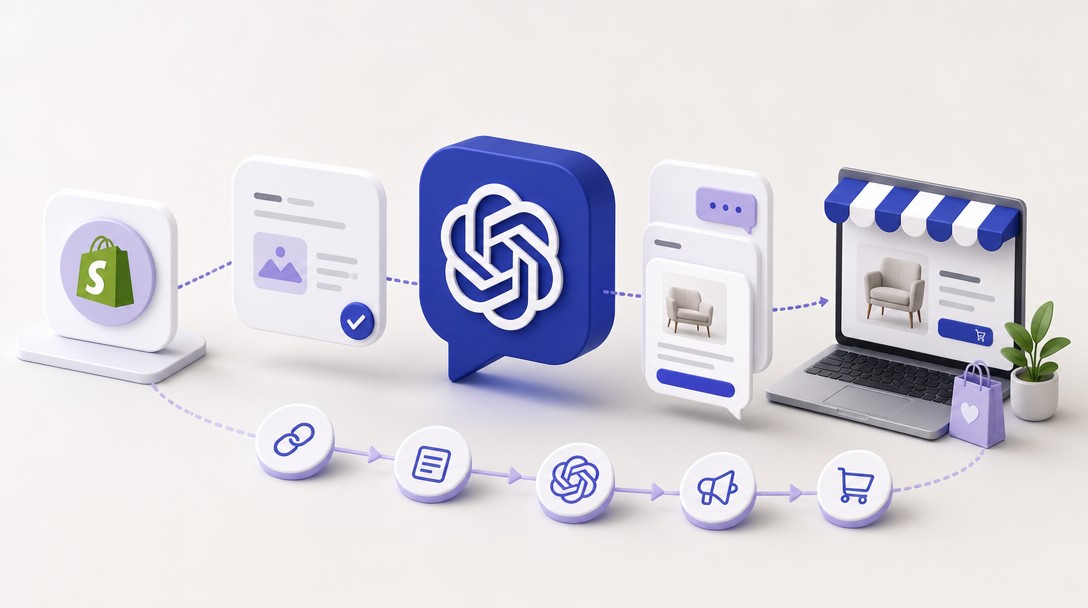 ChatGPT reklama pre e-shop – prepojenie katalógu a sledovanie konverzií