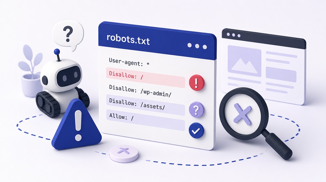 Robots txt – najčastejšie chyby pri nastavení pre SEO