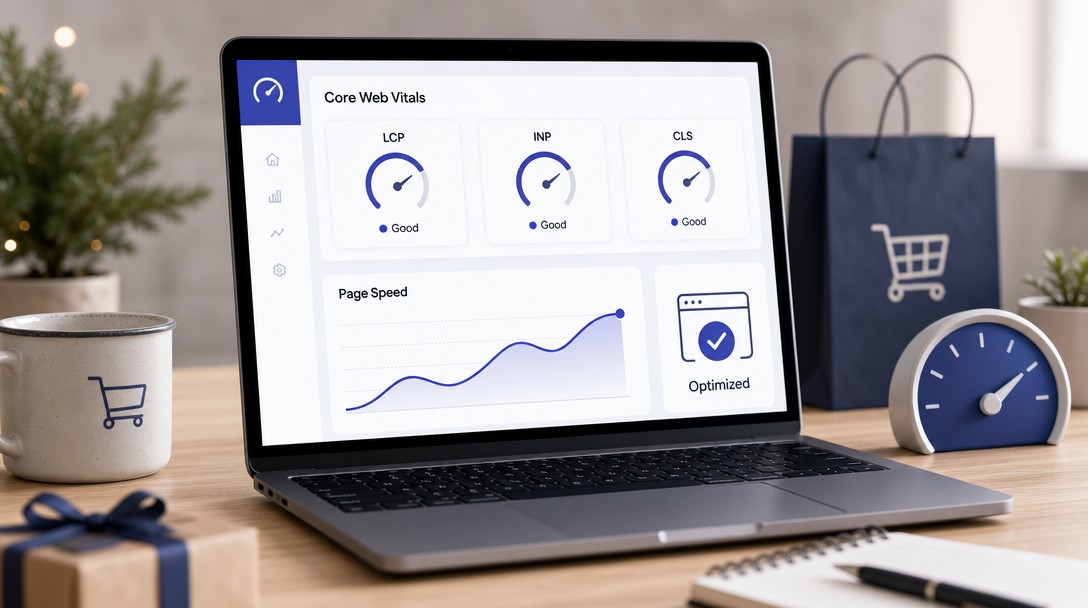 SEO pre vianoce e-shop – rýchlosť webu a Core Web Vitals