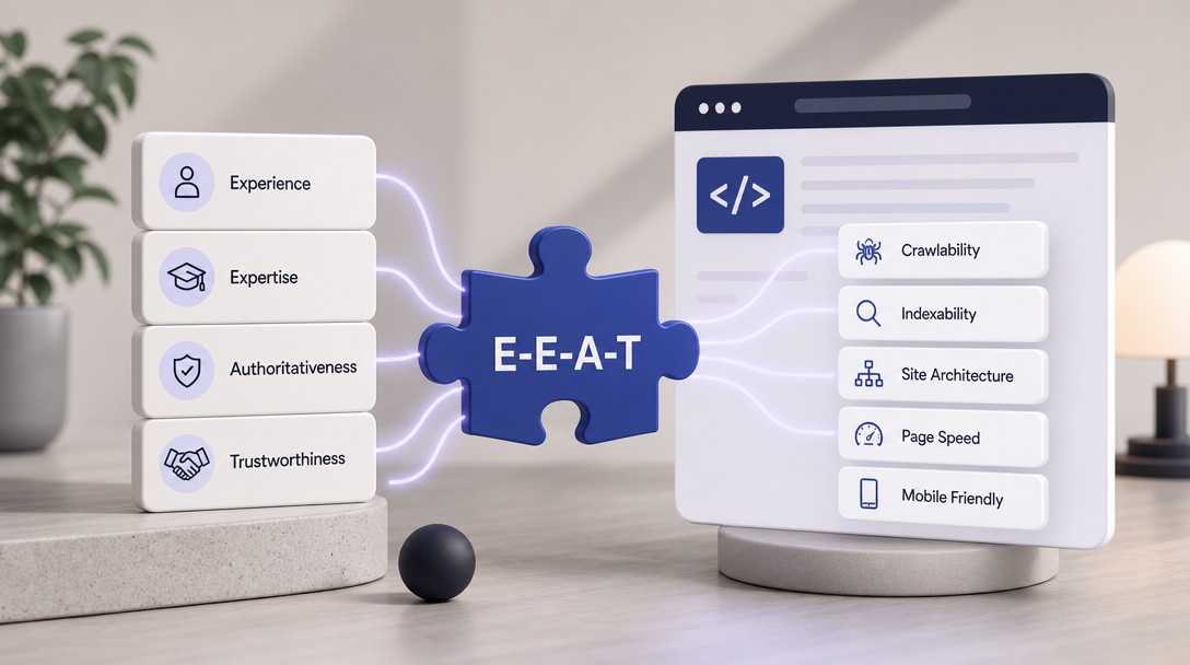 E-E-A-T SEO – prepojenie s technickým SEO
