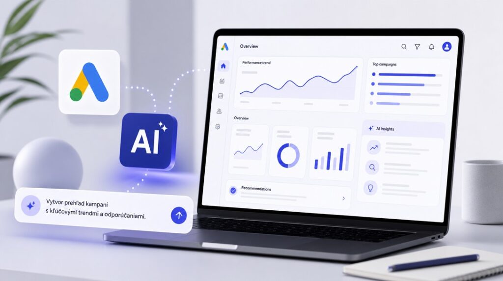 Google Ads AI dashboards – nové AI reporty priamo v účte