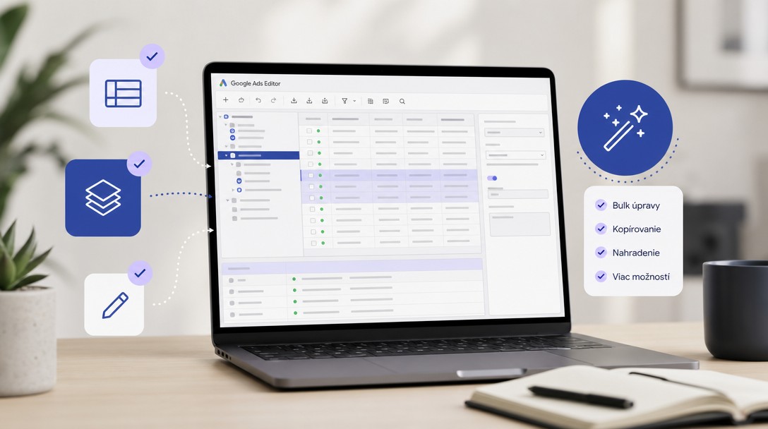 Google Ads Editor – hromadná správa PPC kampaní