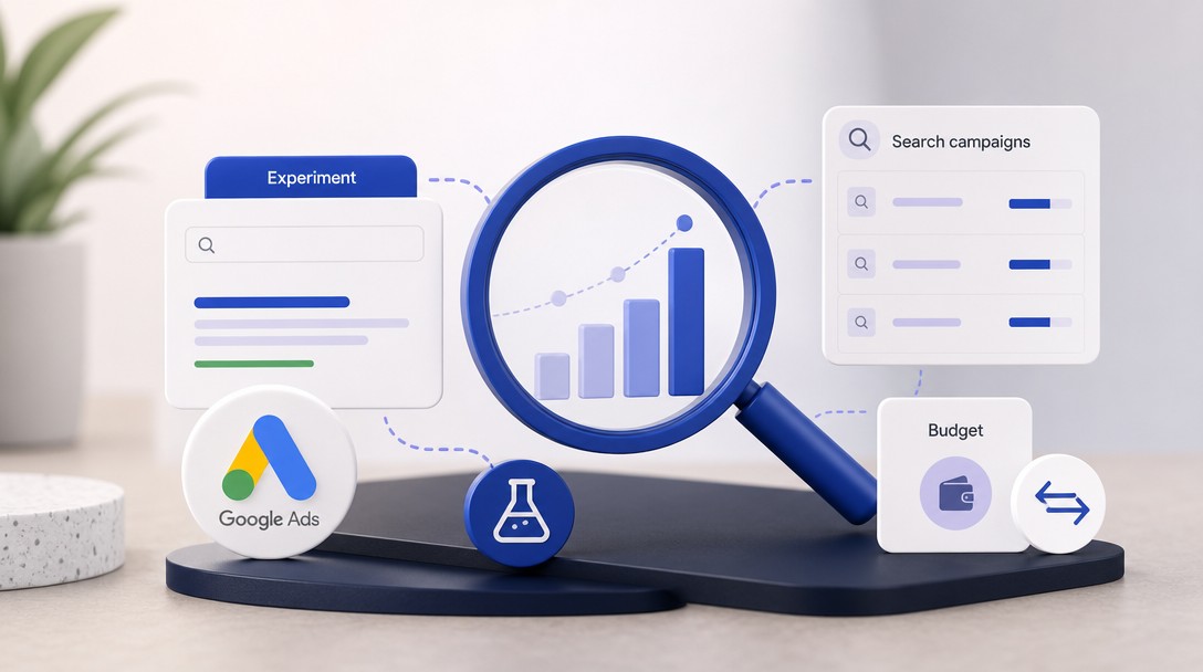Google Ads experimenty – testovanie zmien v Search kampaniach