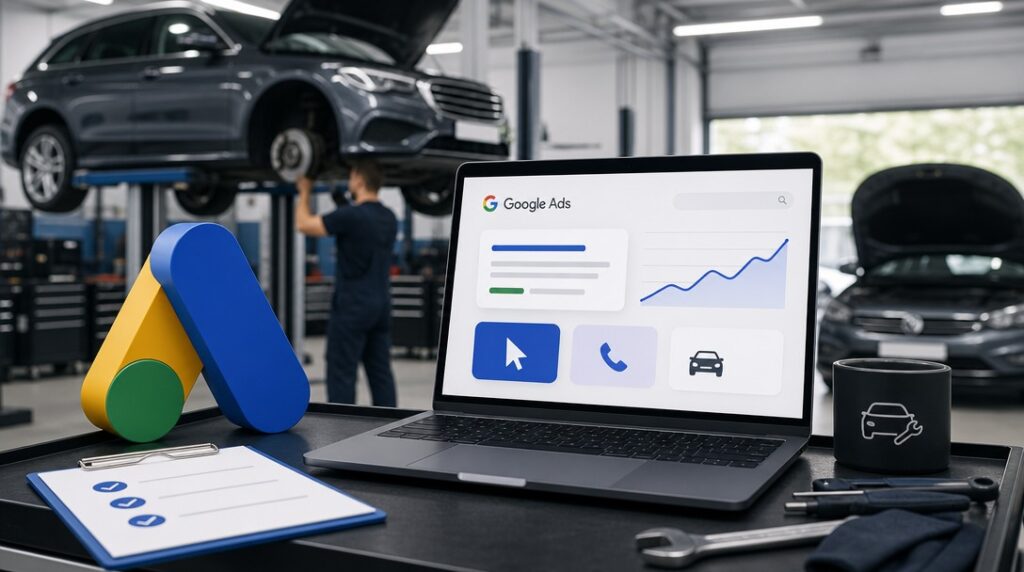 Google Ads pre autoservisy – získavanie zákaziek na servis áut