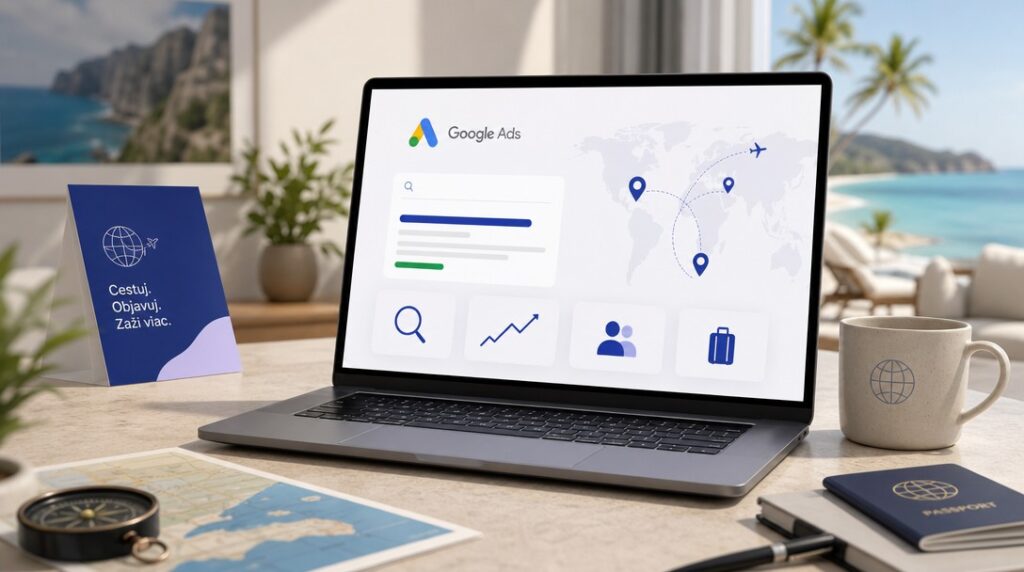 Google Ads pre cestovné kancelárie – viac rezervácií online