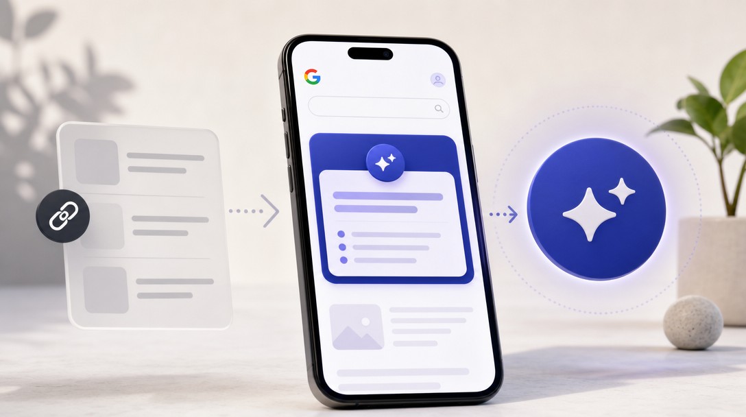 Google Discover – AI zhrnutia v Discover feede