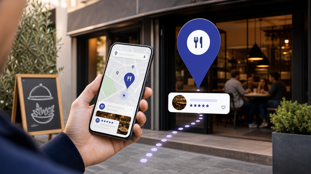 Google Maps reklama pre reštaurácie – navigácia zákazníkov