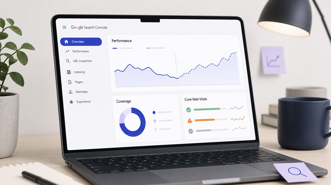 Google Search Console po migrácii – kontrola SEO výkonu