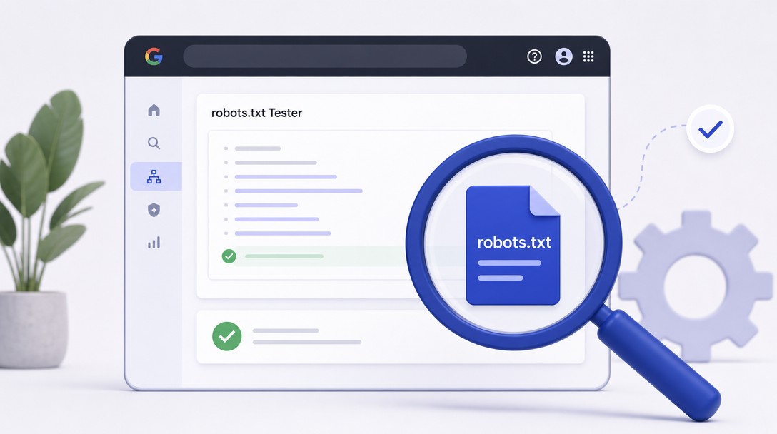 Testovanie robots txt cez Google Search Console