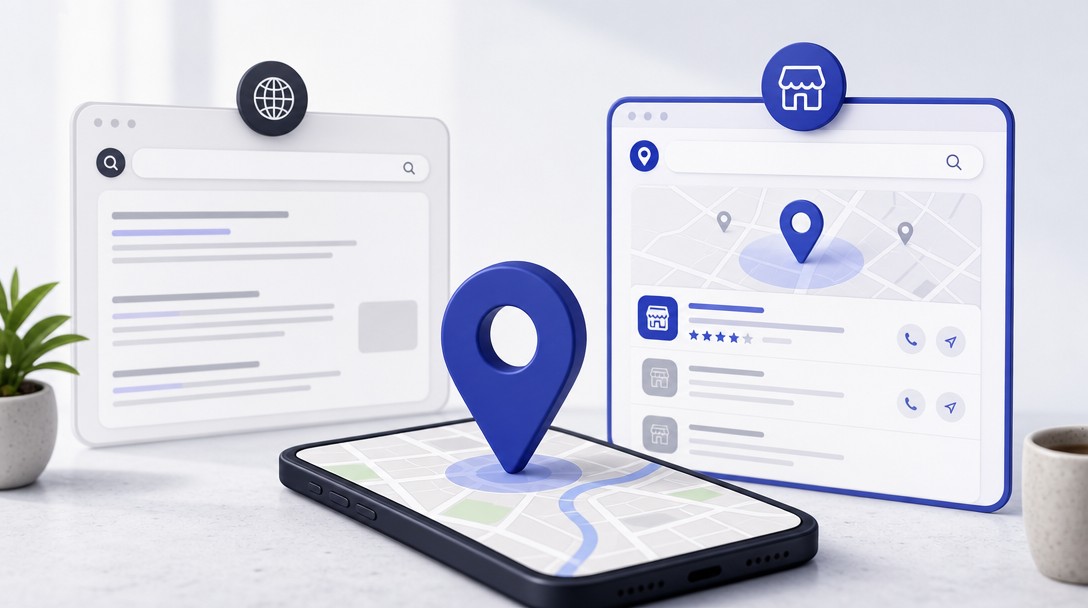 Lokálne SEO – mapa a firma s kamennou prevádzkou