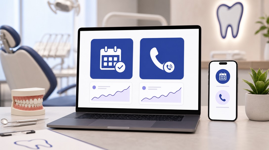 Reklama pre ambulanciu – meranie rezervácií a telefonátov