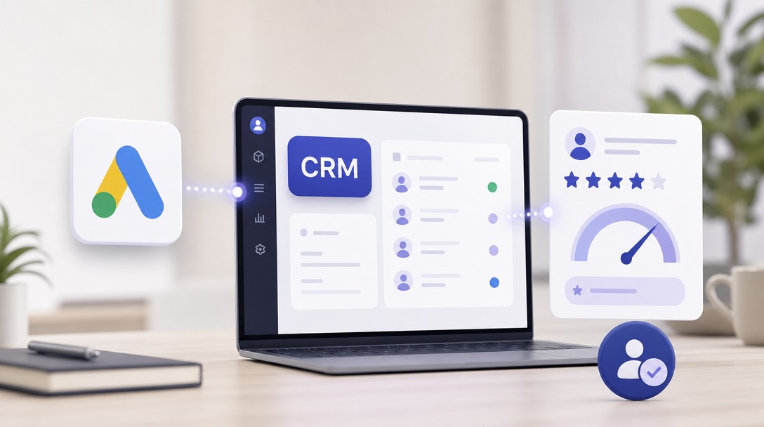 CRM prepojenie s Google reklamou – kvalita leadov
