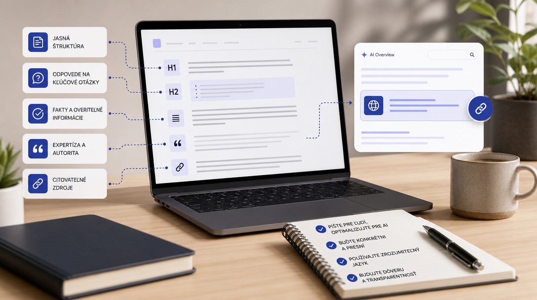 Obsah pre AI vyhľadávanie — ako pripraviť citovateľný obsah
