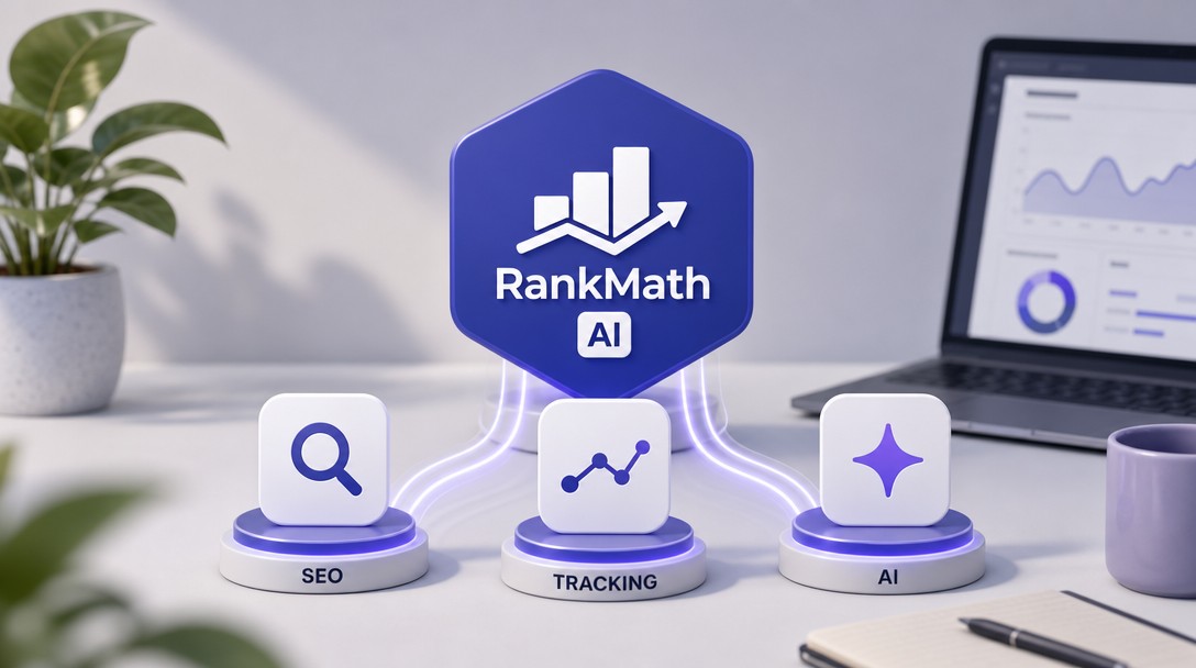 Rank Math AI – Content AI, Link Genius a AI Visibility spolu