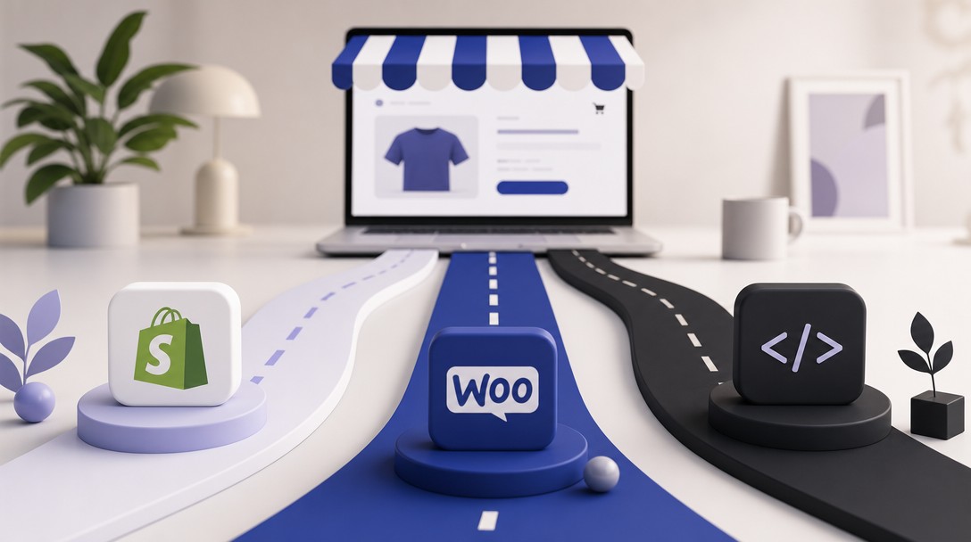 Shopify vs WooCommerce a e-shop na mieru – tri cesty k e-shopu