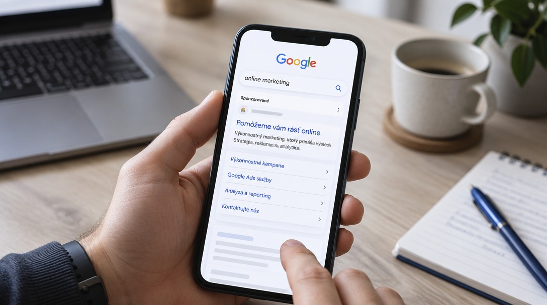 Sitelinky Google Ads – reklama vo vyhľadávaní na mobile