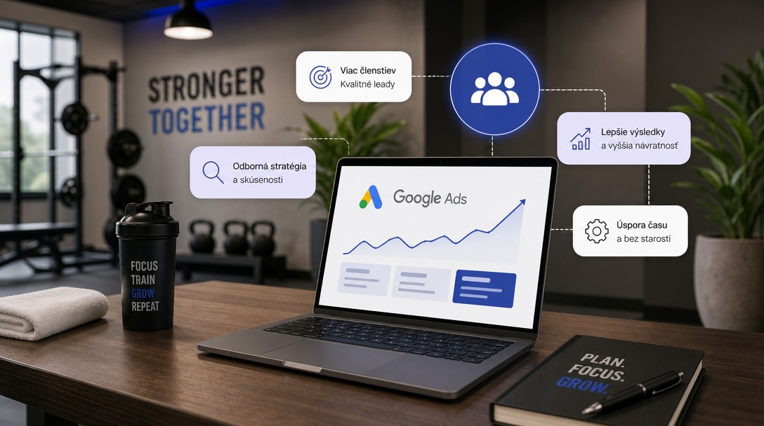 Google Ads pre fitness centrum – spolupráca s PPC agentúrou