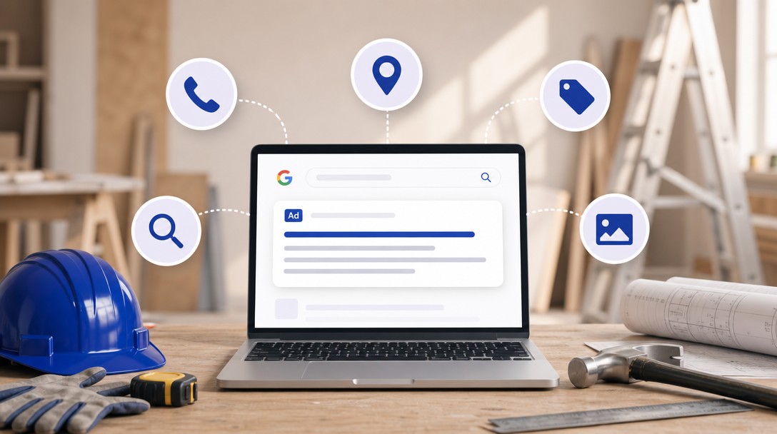 Google Ads pre remeselníkov – typy kampaní Search, Maps a Performance Max
