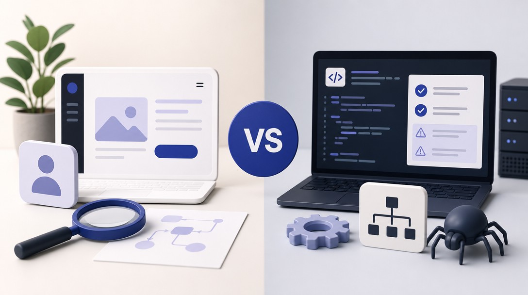 UX audit webu verzus technický SEO audit