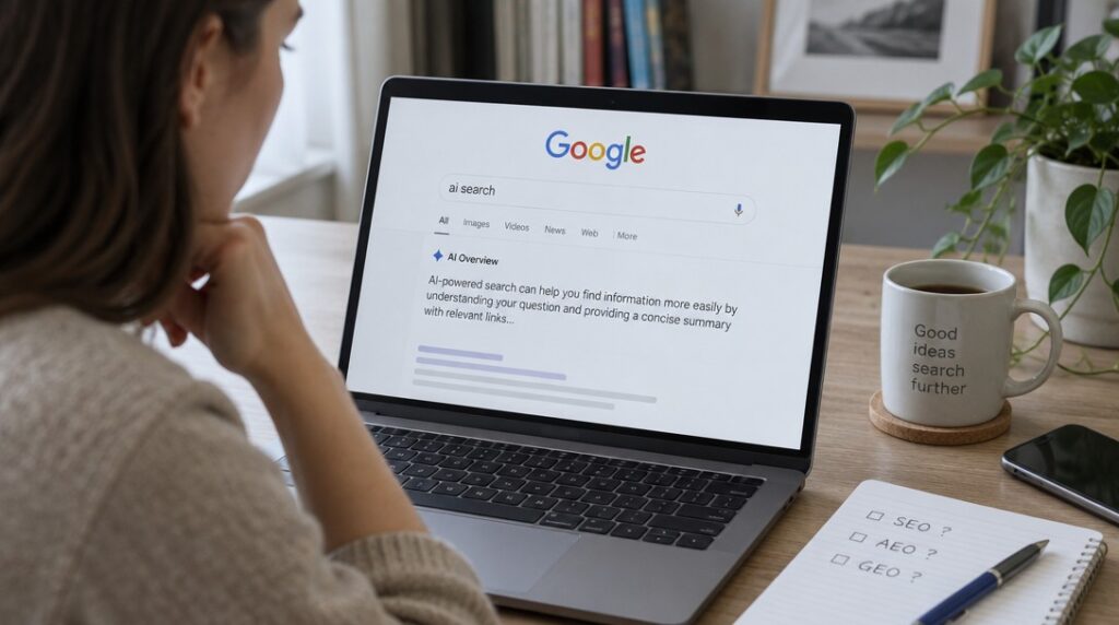 AEO a GEO – optimalizácia webu pre AI vyhľadávanie