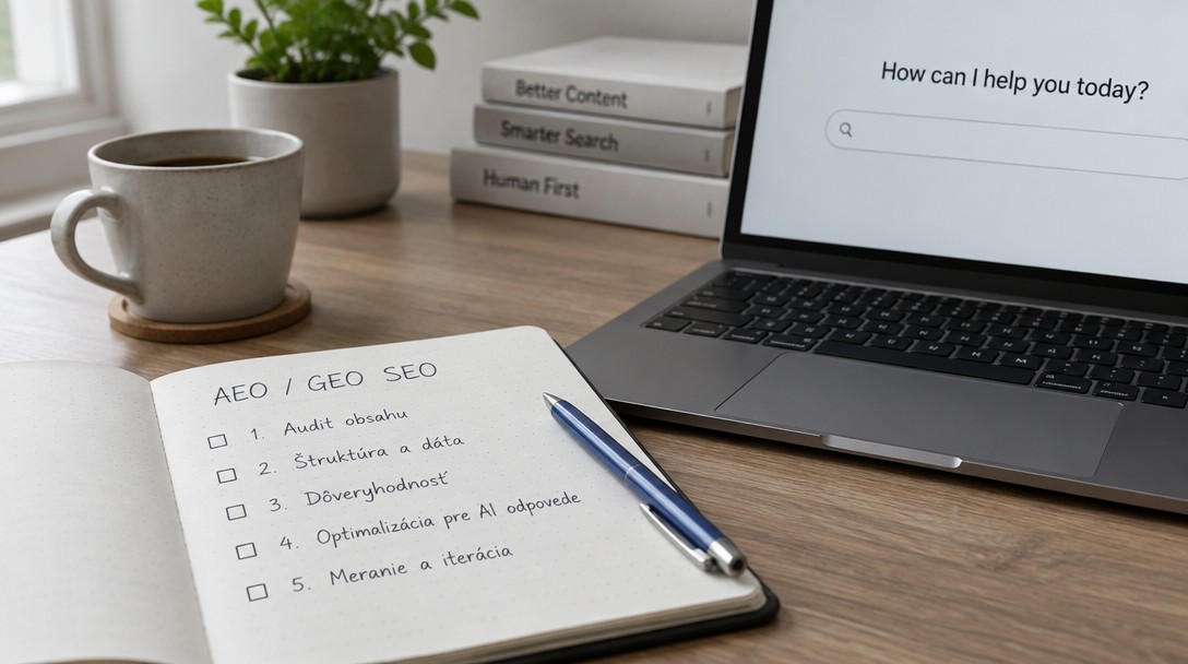 AEO a GEO SEO – kontrolný zoznam krokov pre web
