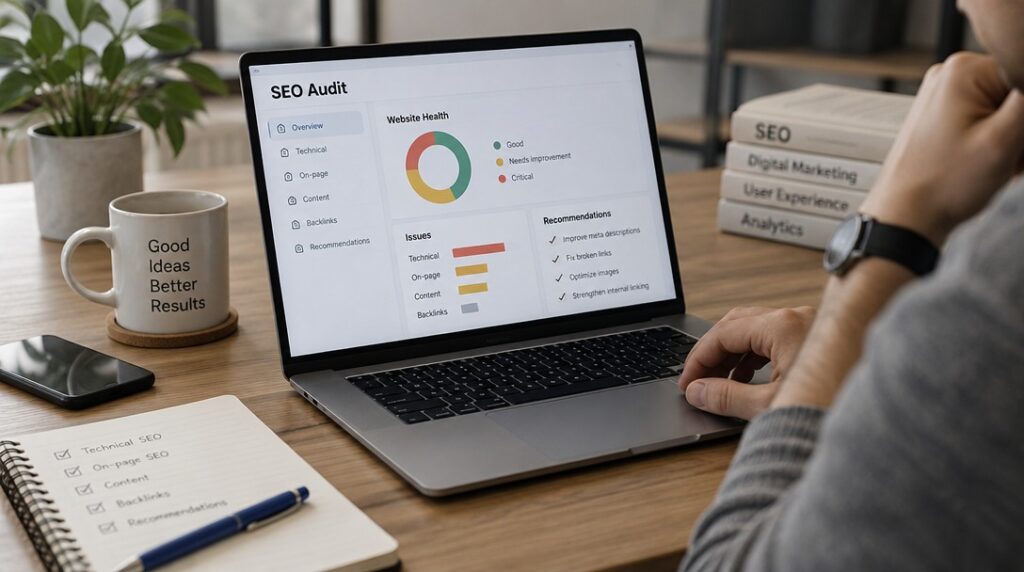 SEO audit cena – kontrola webu a rozsah analýzy