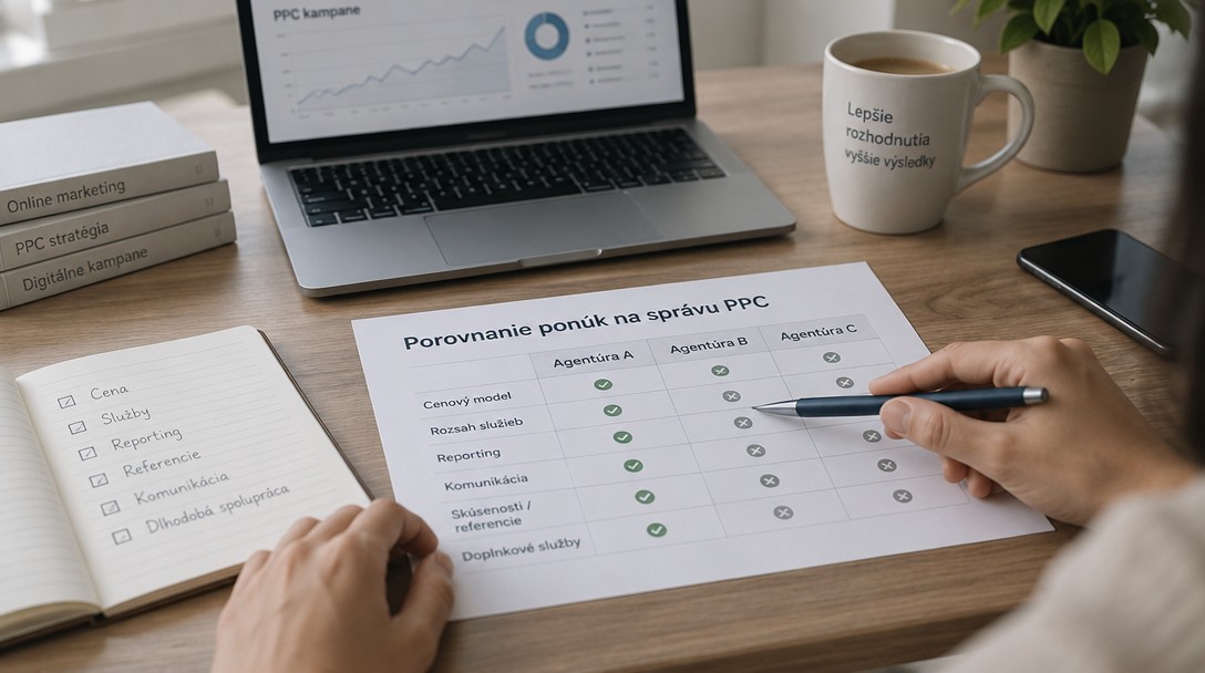 Správa PPC kampaní – porovnanie ponúk agentúr