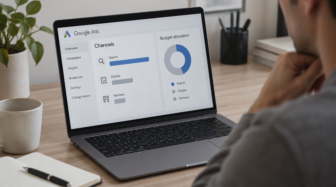 Google Ads rozpočet – rozdelenie medzi Search a Display